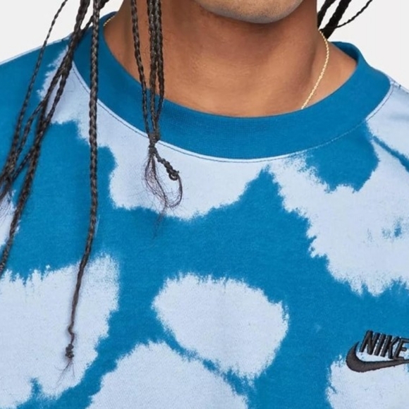 Nike Men's Blue Patterned Sweater Medium - Picture 3 of 13